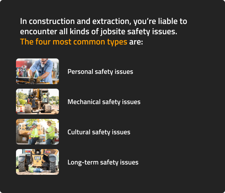 Four Types of Jobsite Safety Issues-Table of contents