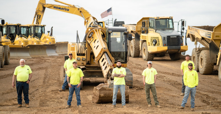 Berg operators in front of machines