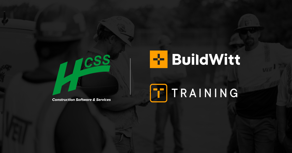 HCSS, BuildWitt, and BuildWitt Training logos