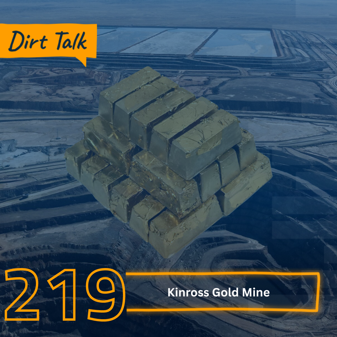 Massive Gold Mining Operation Kinross Mine in Round Mountain, Nevada